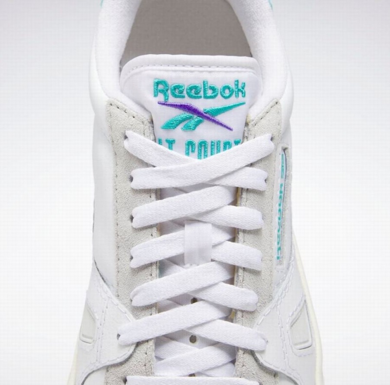 Reebok Lt Court Men's Running Shoes White Turquoise | LKJ9720ED