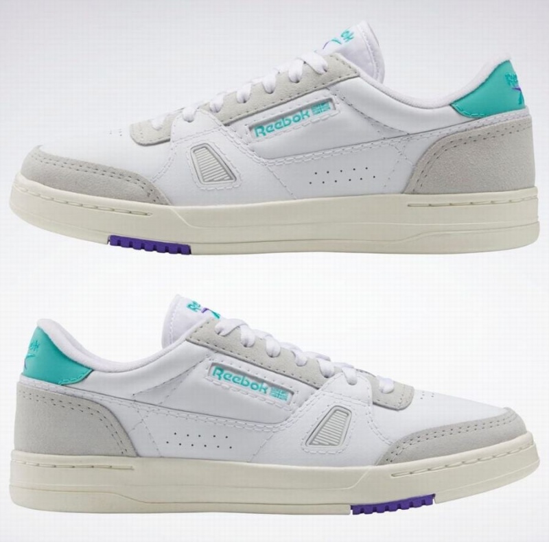 Reebok Lt Court Men's Running Shoes White Turquoise | LKJ9720ED