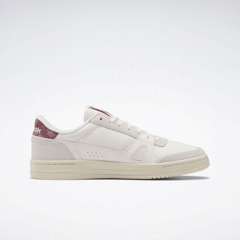 Reebok Lt Court Men's Running Shoes White Burgundy | ZOD4235VL