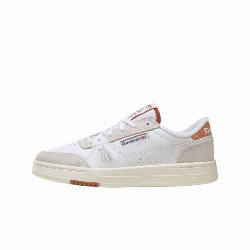 Reebok Lt Court Women's Lifestyle Shoes White Orange | PJJ996BK