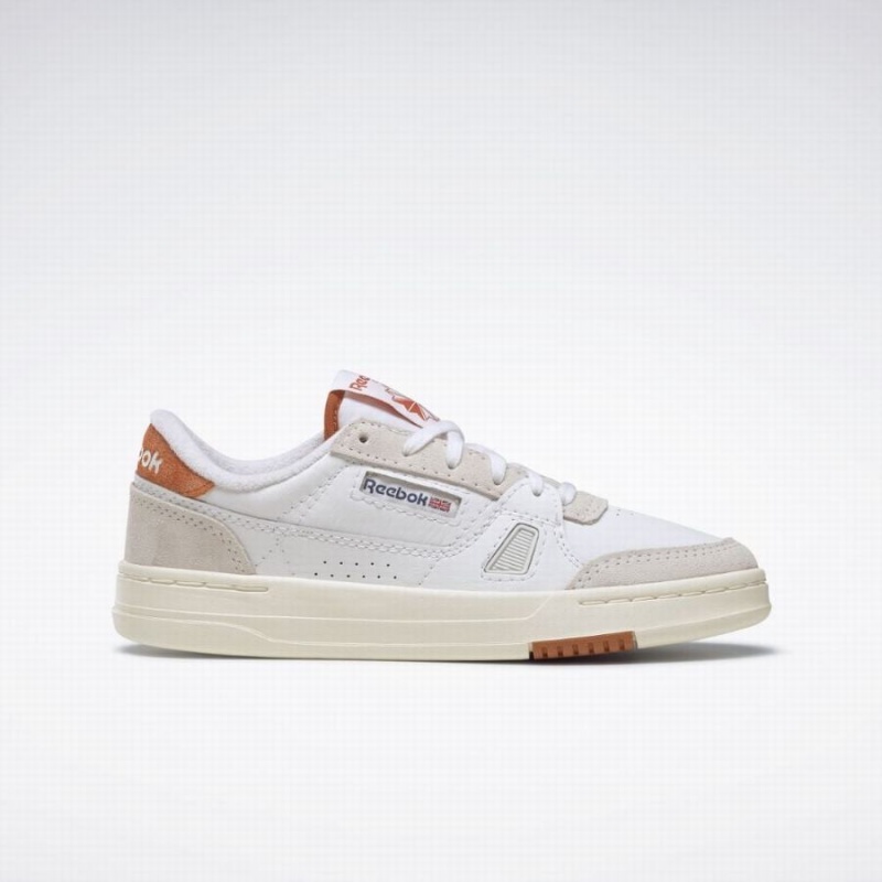 Reebok Lt Court Women\'s Lifestyle Shoes White Orange | PJJ996BK