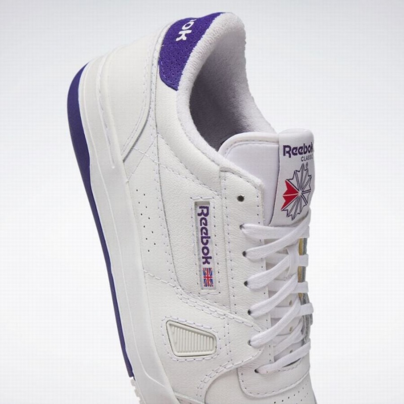 Reebok Lt Court Women's Lifestyle Shoes White Purple | GMW5878LN