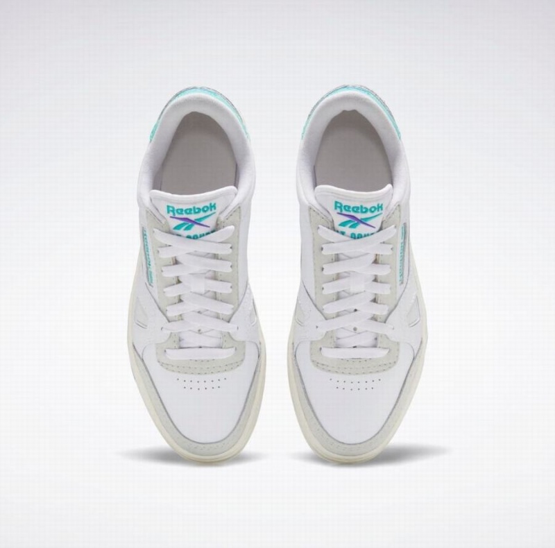 Reebok Lt Court Women's Lifestyle Shoes White Turquoise | VJF6135YG