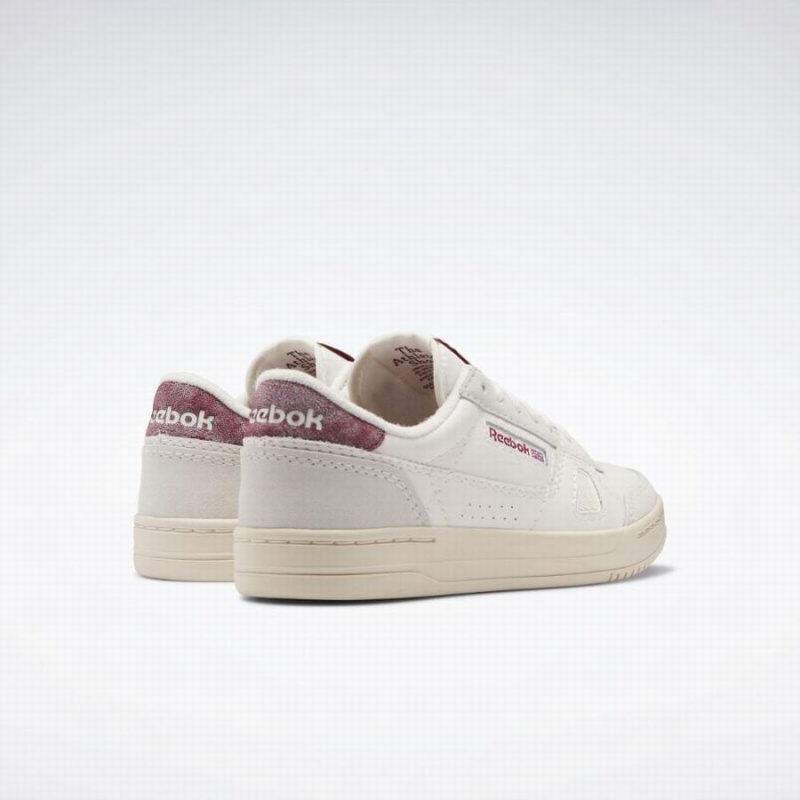 Reebok Lt Court Women's Lifestyle Shoes White Burgundy | CBU959KK