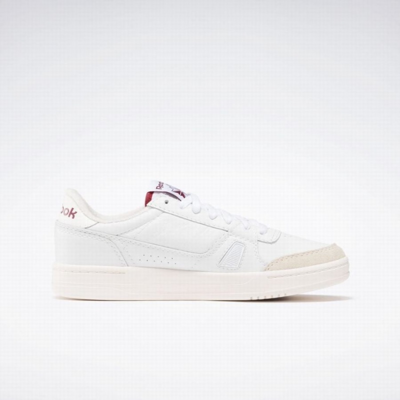 Reebok Lt Court Women's Lifestyle Shoes White Burgundy | WJP8028UD