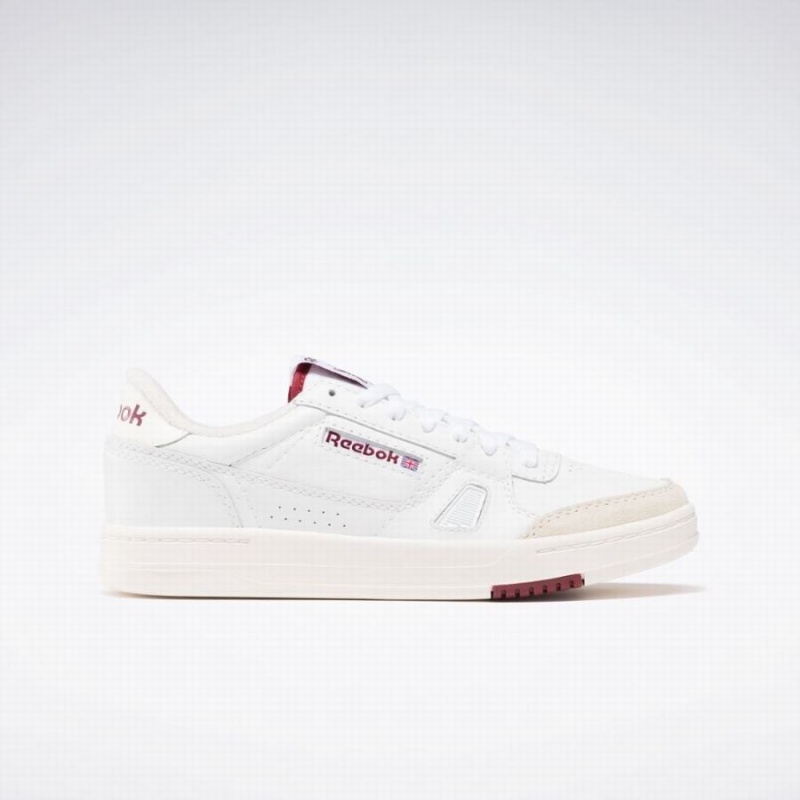 Reebok Lt Court Women\'s Lifestyle Shoes White Burgundy | WJP8028UD