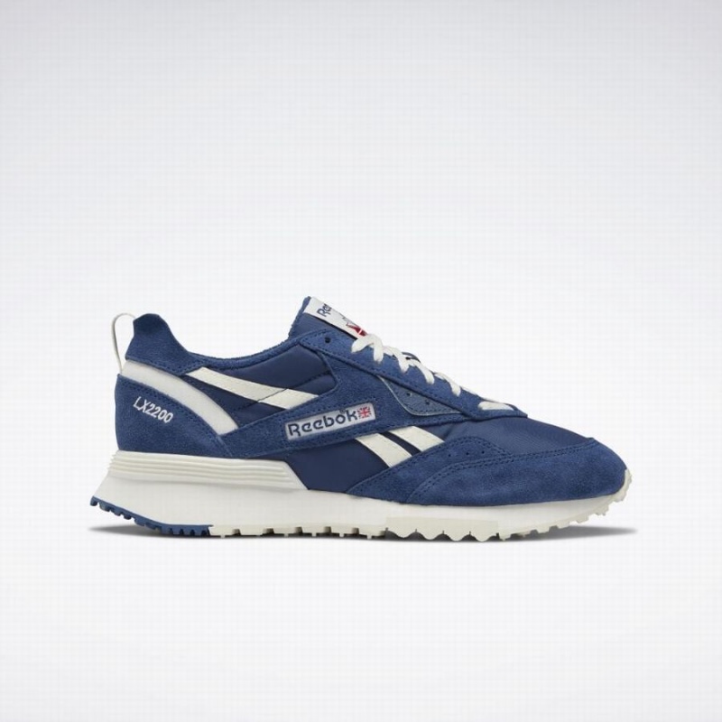 Reebok Lx2200 Men\'s Lifestyle Shoes Blue White | NGQ9393GE