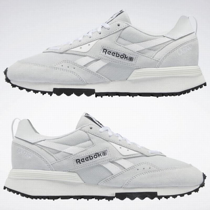 Reebok Lx2200 Men's Lifestyle Shoes Grey White Black | RHN7562GK