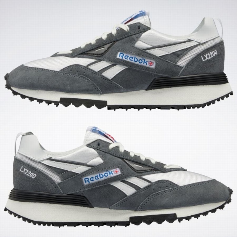 Reebok Lx2200 Men's Lifestyle Shoes Grey Black | MWX3591YF