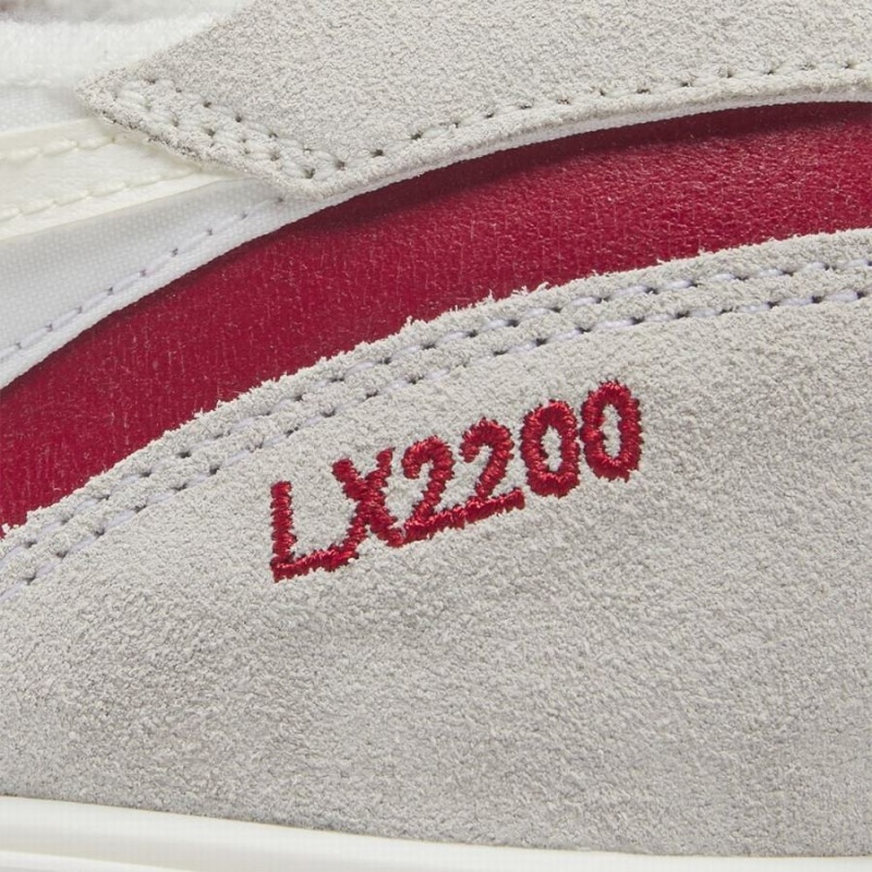 Reebok Lx2200 Men's Lifestyle Shoes White Red | IOE4430XO