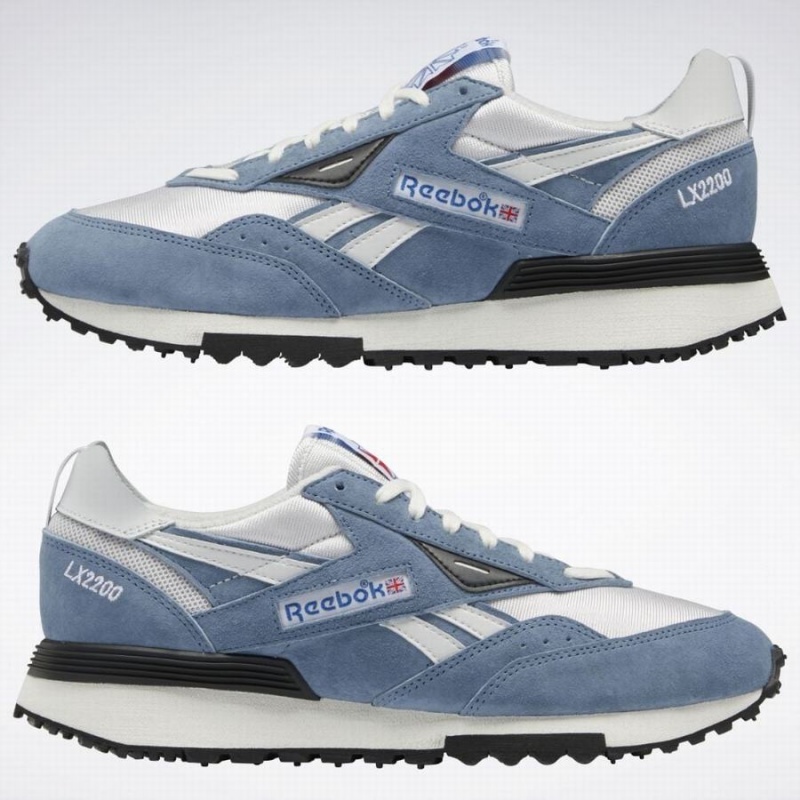 Reebok Lx2200 Women's Lifestyle Shoes Blue Grey Black | LGA796KR