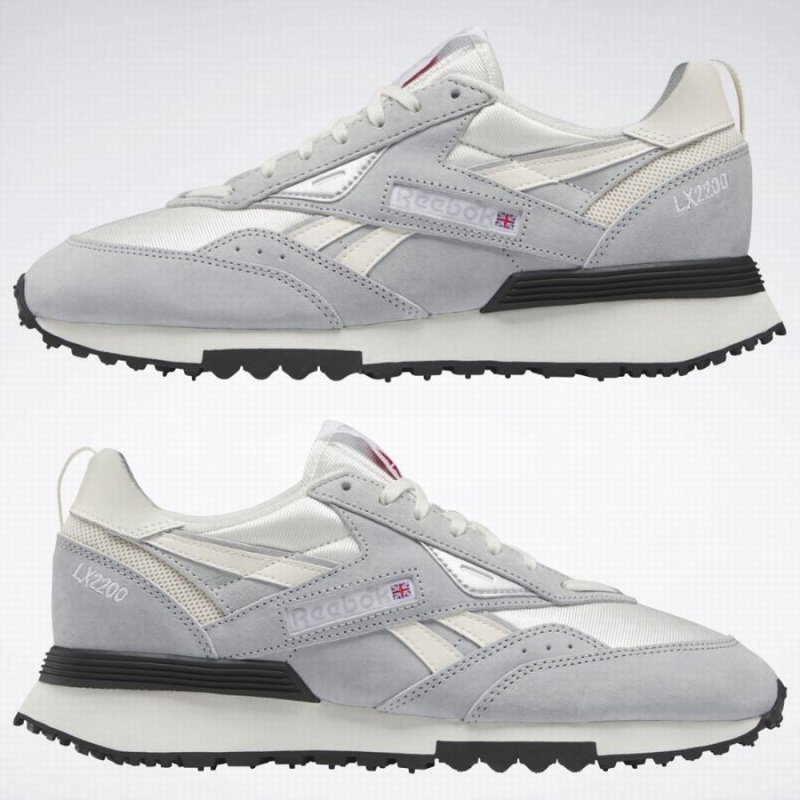 Reebok Lx2200 Women's Lifestyle Shoes Grey White Black | KRR2170FY