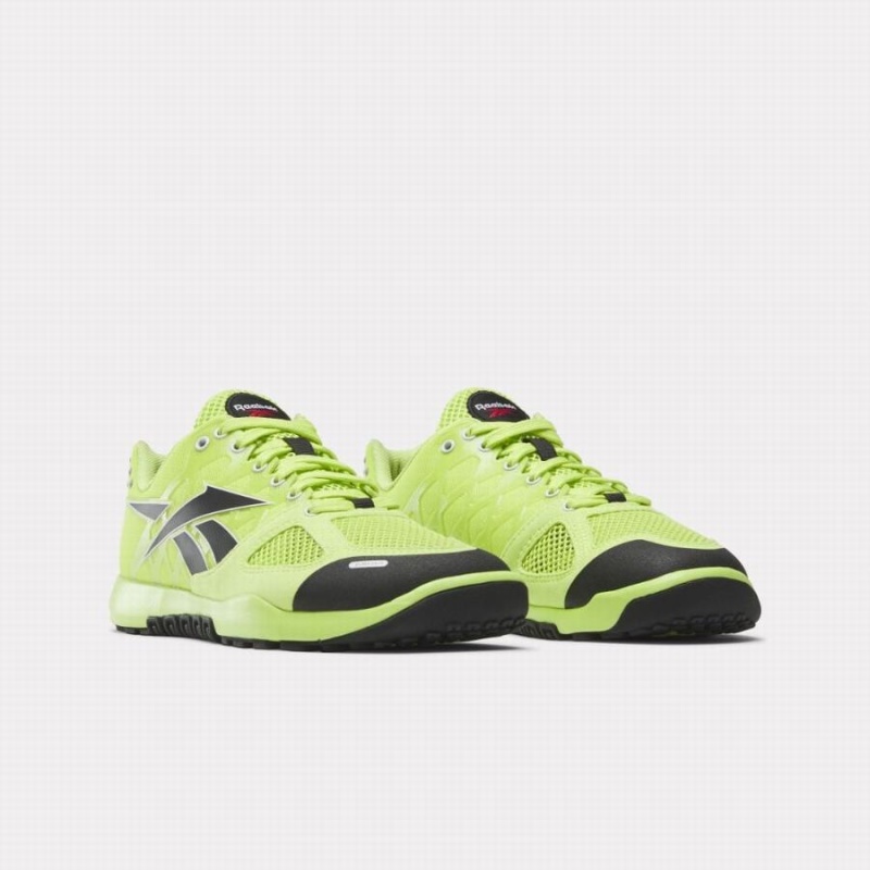 Reebok Nano 2 Women's Training Shoes Light Green Black White | MQL9830XC