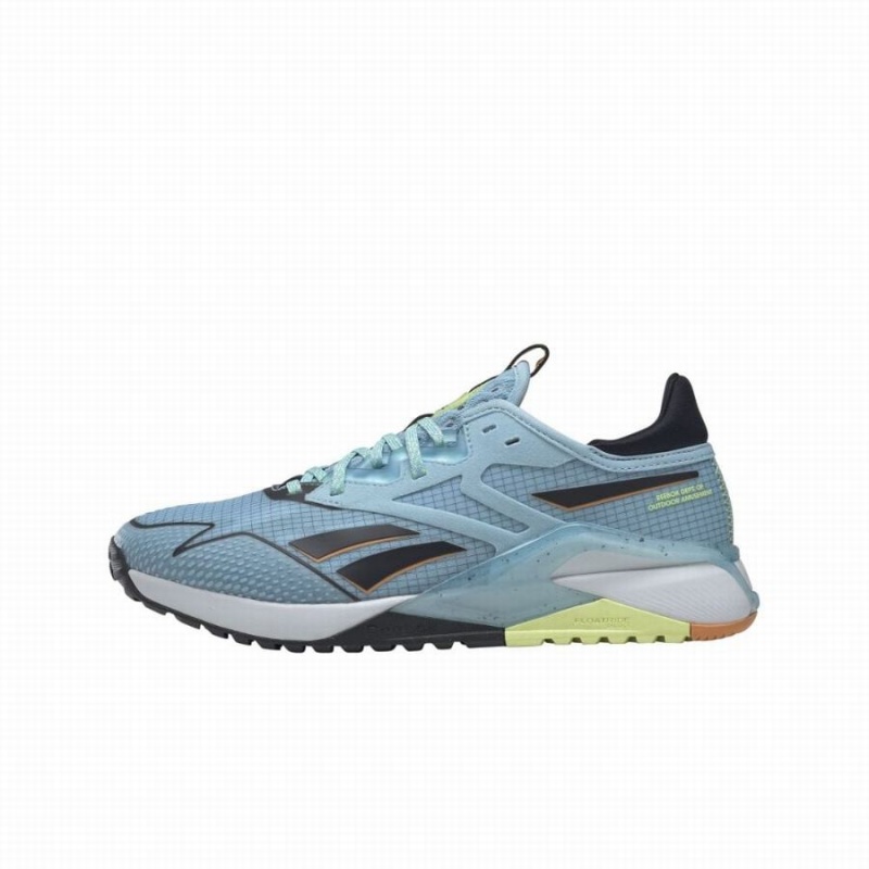 Reebok Nano X2 Tr Adventure Women's Training Shoes Blue Grey Black | RQK8856FM