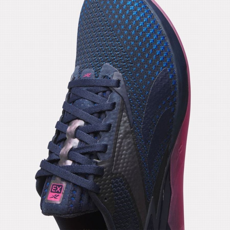 Reebok Nano X3 Women's Training Shoes Navy Pink Blue | PFX8322JK