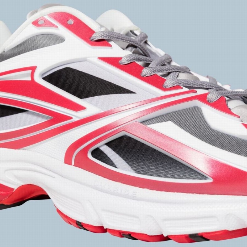 Reebok Premier Road Modern Women's Running Shoes Red Grey White | FJQ4556VA