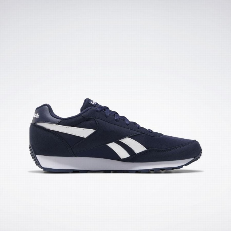 Reebok Rewind Run Men's Running Shoes Navy White | CIP4166LQ