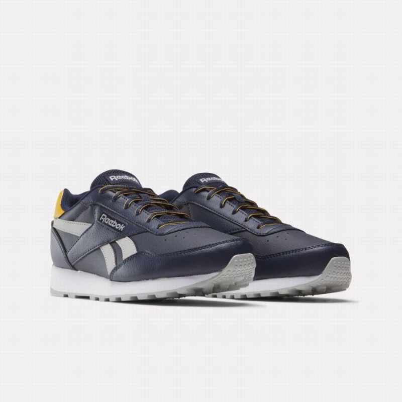 Reebok Rewind Run Men's Running Shoes Navy Gold Grey | SXG4082EW