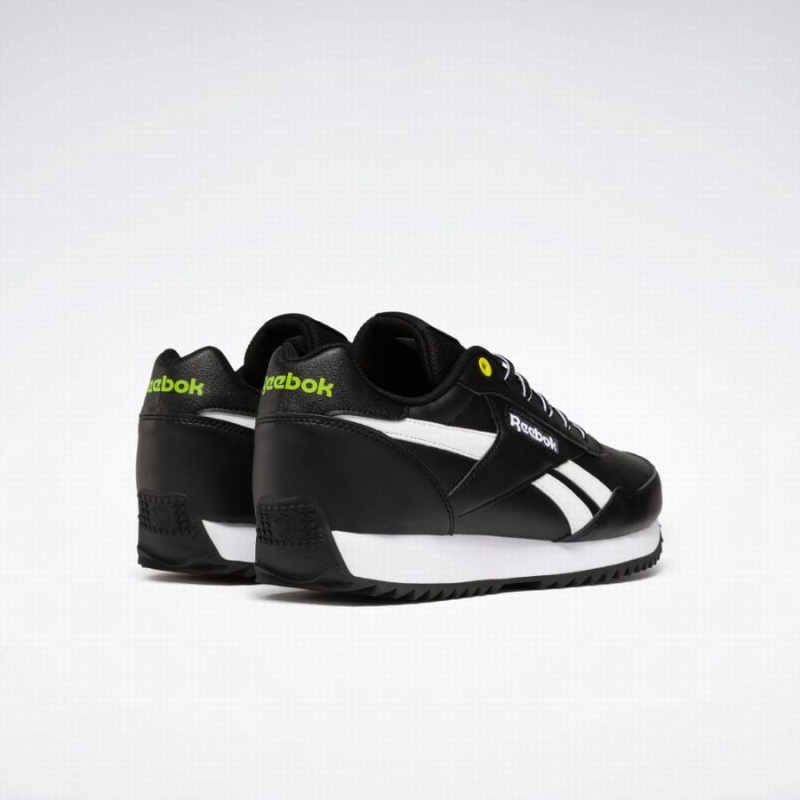 Reebok Rewind Run Ripple Men's Running Shoes Black White Light Green | ADC2256CW