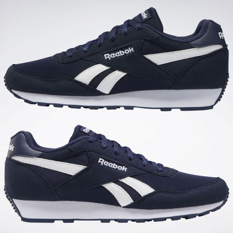 Reebok Rewind Run Women's Running Shoes Navy White | ETR6015YT