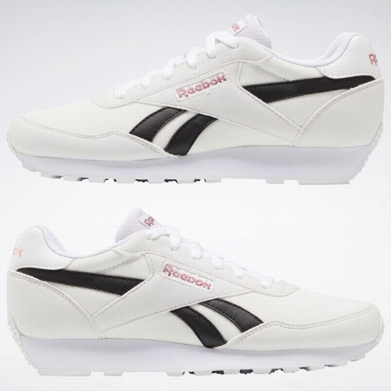 Reebok Rewind Run Women's Running Shoes White Black Pink | IJT1235AA