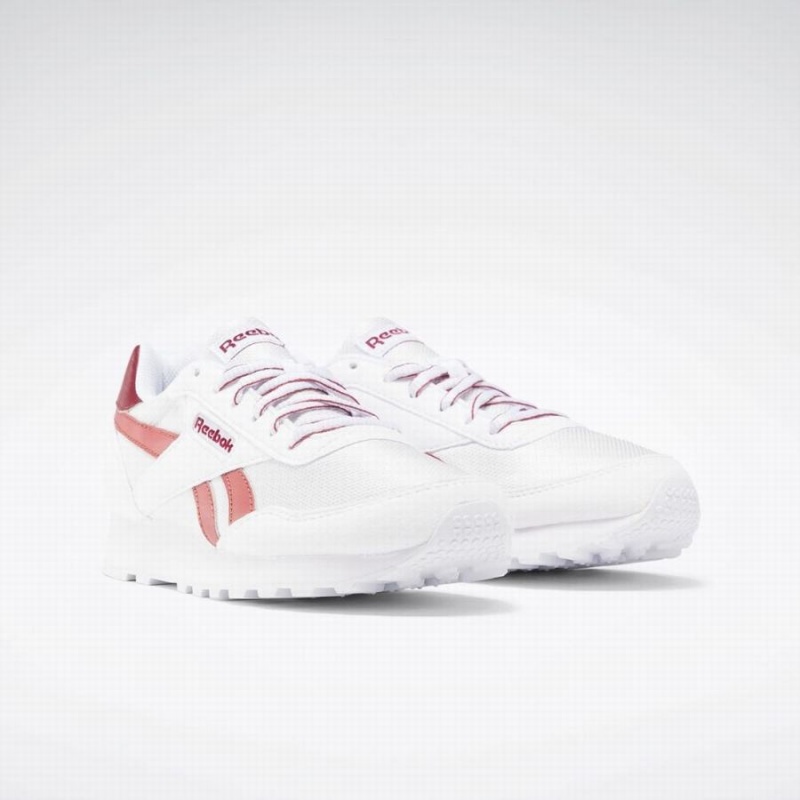 Reebok Rewind Run Women's Running Shoes White Rose Burgundy | MGF2148ZF