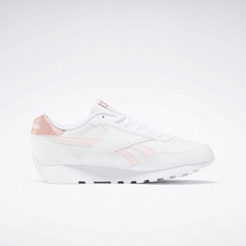 Reebok Rewind Run Women's Running Shoes White Pink Rose Gold | CSC431QG