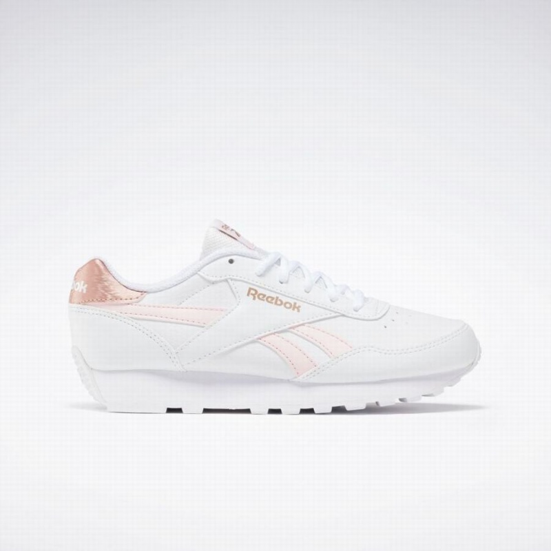 Reebok Rewind Run Women\'s Running Shoes White Pink Rose Gold | CSC431QG