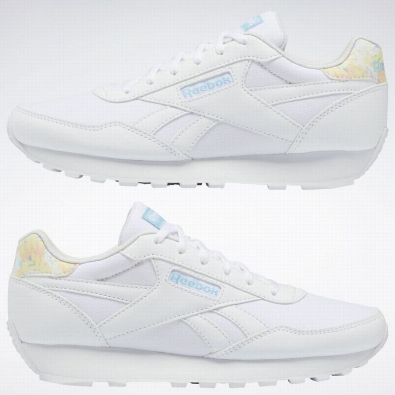 Reebok Rewind Run Women's Running Shoes White Blue | UXG1854SX