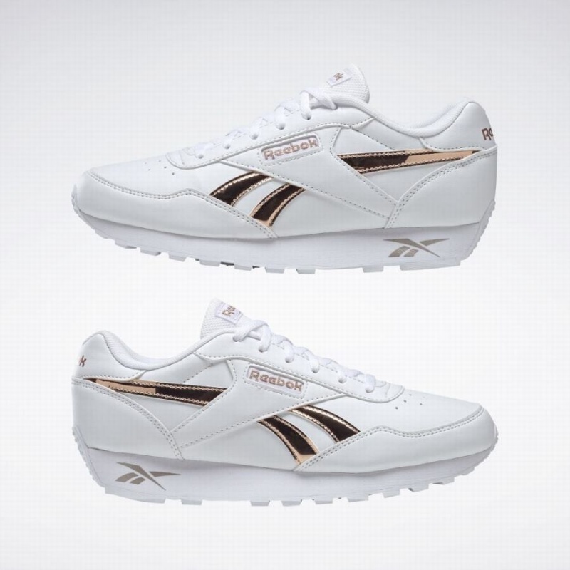 Reebok Rewind Run Women's Running Shoes White Rose Gold | IYC8127BB