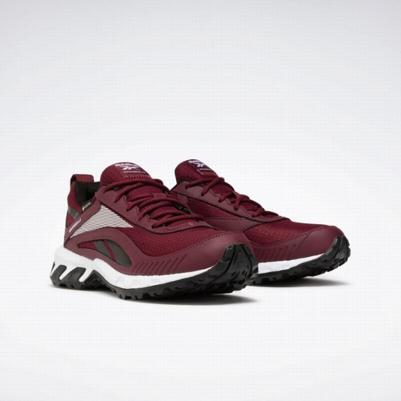 Reebok Ridgerider 6 Gore-tex Women's Walking Shoes Burgundy White Black | ZAD4558TS