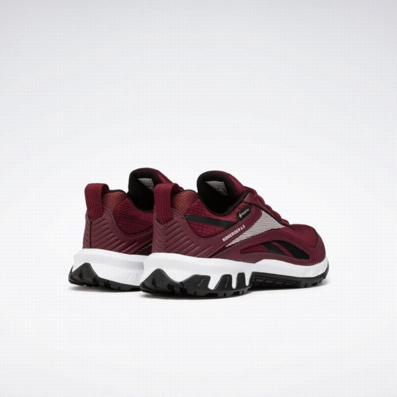 Reebok Ridgerider 6 Gore-tex Women's Walking Shoes Burgundy White Black | ZAD4558TS