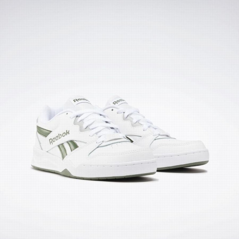 Reebok Royal BB4500 Low 2 Men's Basketball Shoes White Green | IFP7835QC