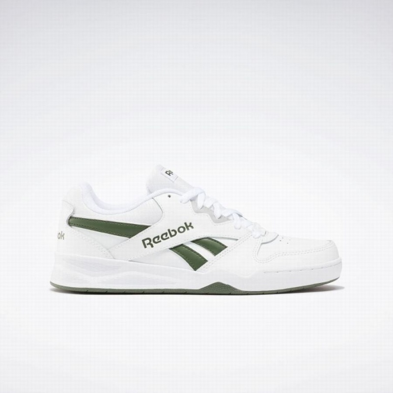 Reebok Royal BB4500 Low 2 Men\'s Basketball Shoes White Green | IFP7835QC