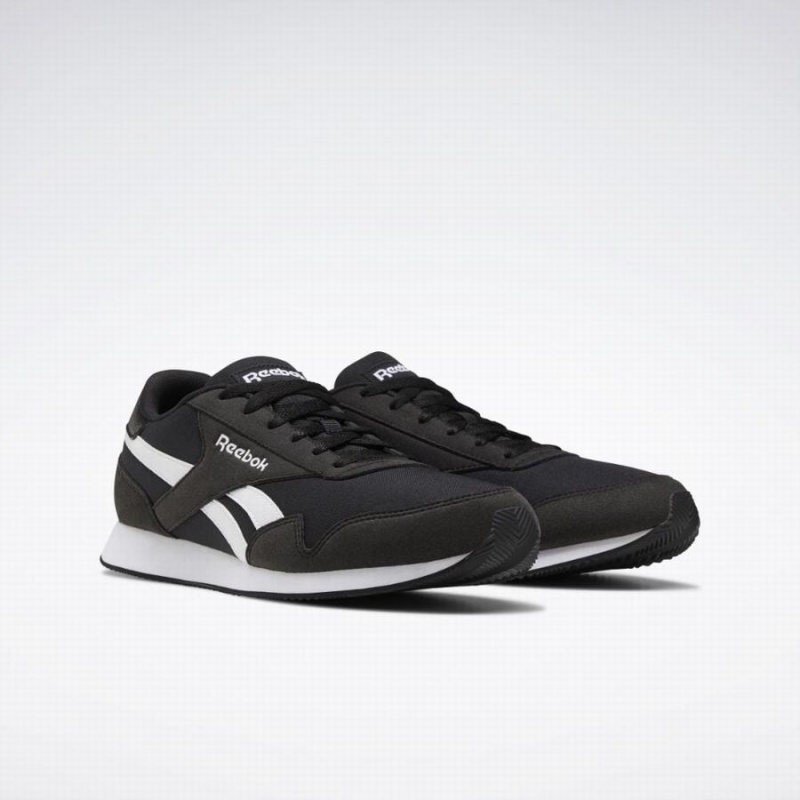 Reebok Royal Classic Jogger 3.0 Men's Lifestyle Shoes Black White | SSK5096ZN