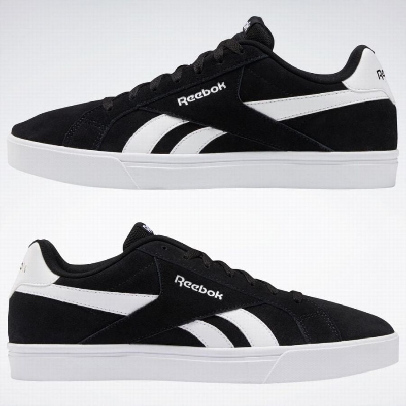 Reebok Royal Complete 3.0 Low Women's Lifestyle Shoes Black White | MIG2933WK