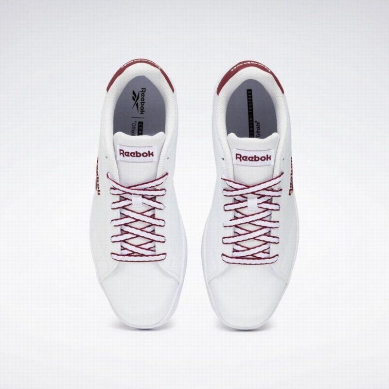 Reebok Royal Complete Sport Men's Lifestyle Shoes White Burgundy | MMX4076QD