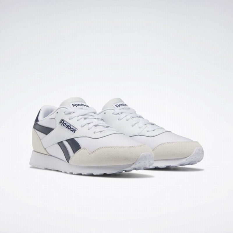 Reebok Royal Ultra Men's Lifestyle Shoes White Navy Red | ZSN3644EO