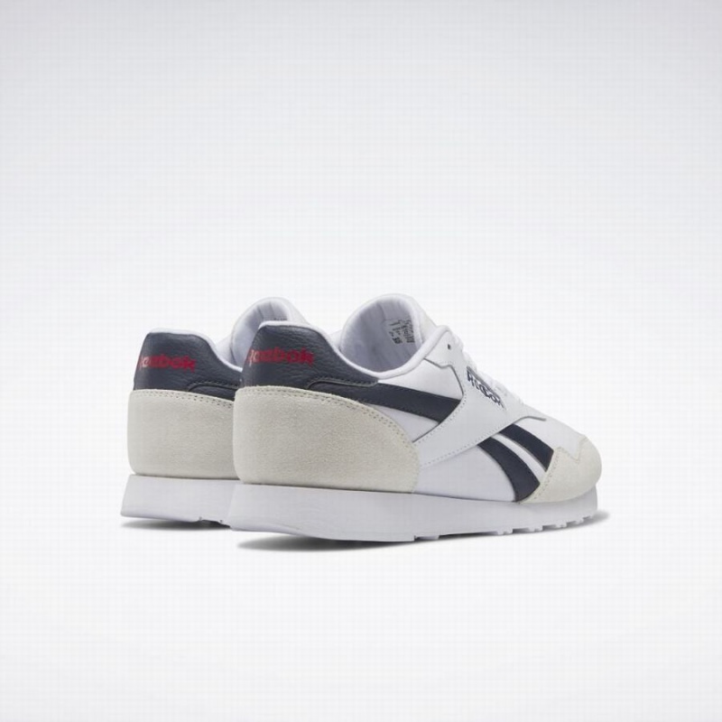 Reebok Royal Ultra Men's Lifestyle Shoes White Navy Red | ZSN3644EO