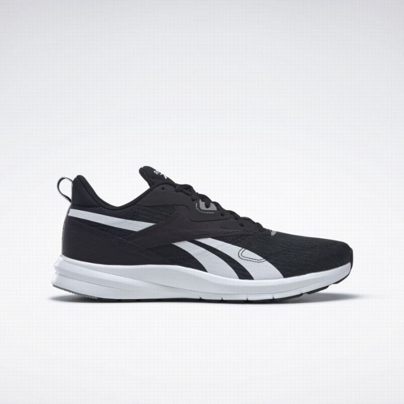 Reebok Runner 4 4e Men\'s Running Shoes Black Grey White | KXS734IA