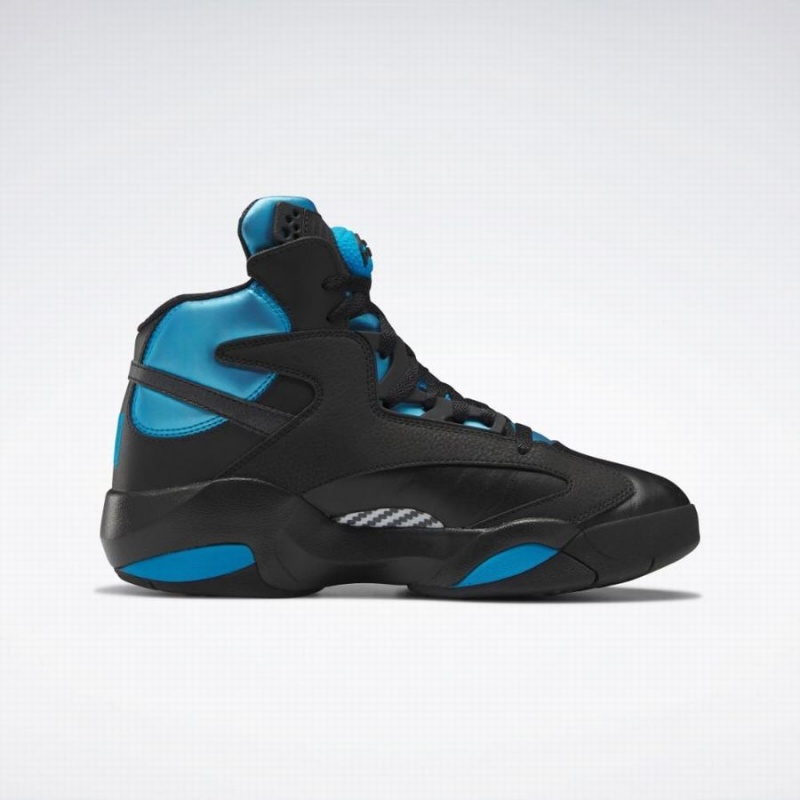 Reebok Shaq Attaq Women's Basketball Shoes Black Blue White | MYW4246BX