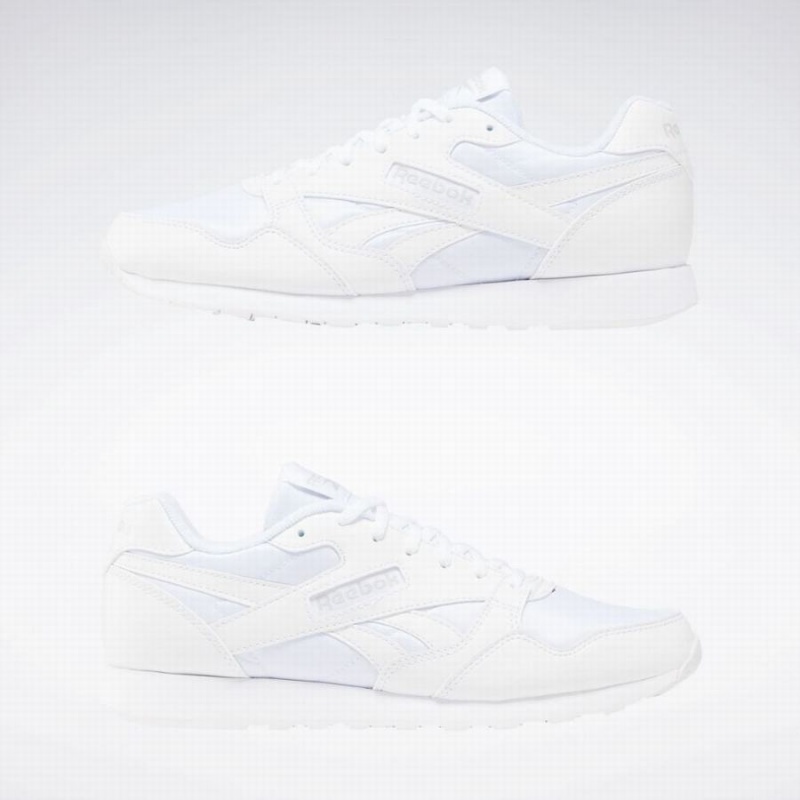 Reebok Ultra Flash Men's Lifestyle Shoes White Grey | ODP417UI