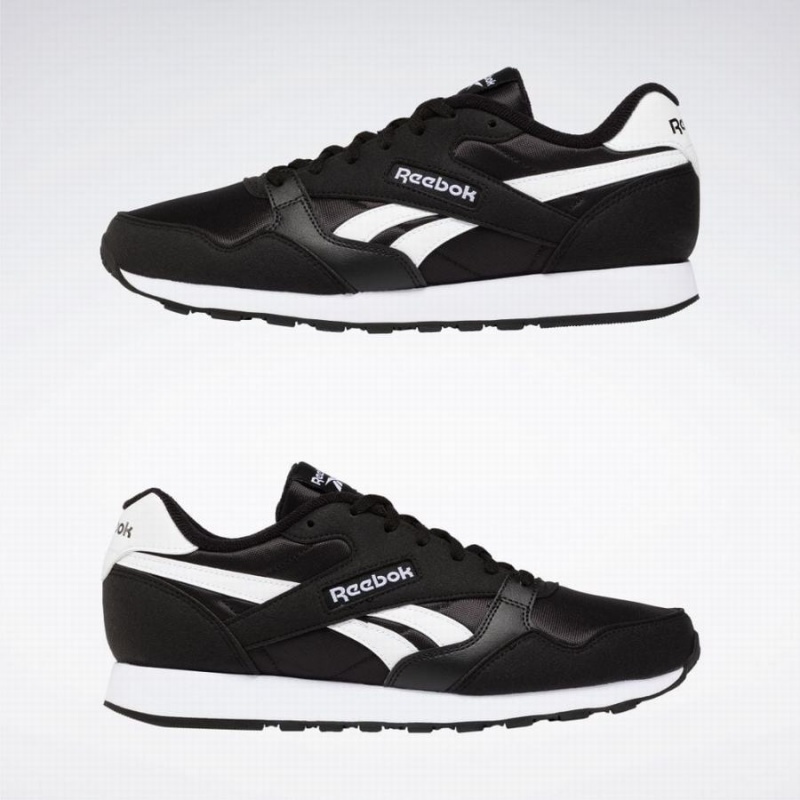 Reebok Ultra Flash Men's Lifestyle Shoes Black White | XIX6827EO