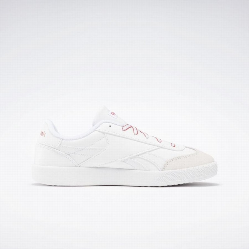 Reebok Vector Smash Edge S Women's Lifestyle Shoes White Rose Grey | NQA8664QL