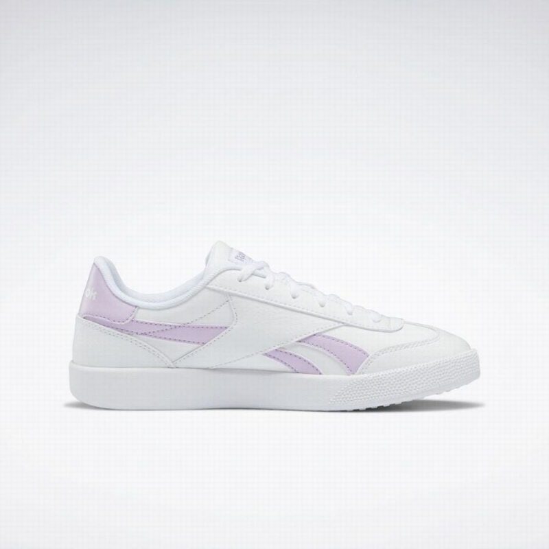 Reebok Vector Smash Women's Lifestyle Shoes White Purple | HYS7749SC