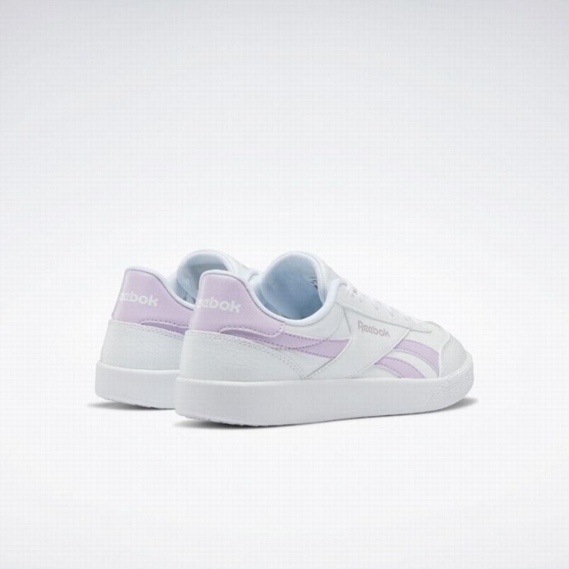 Reebok Vector Smash Women's Lifestyle Shoes White Purple | HYS7749SC