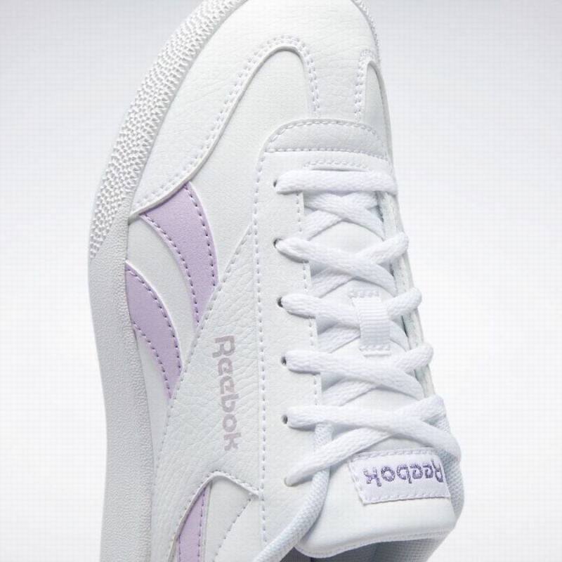 Reebok Vector Smash Women's Lifestyle Shoes White Purple | HYS7749SC