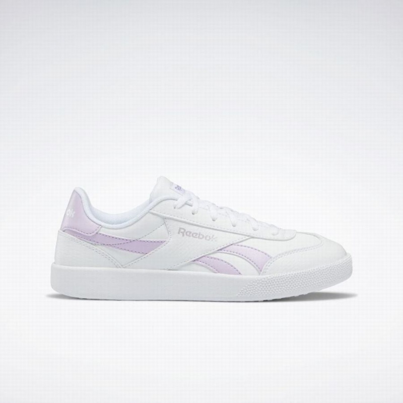 Reebok Vector Smash Women\'s Lifestyle Shoes White Purple | HYS7749SC