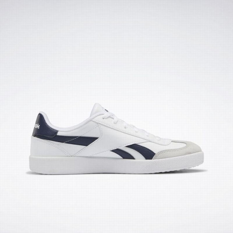 Reebok Vector Smash Women's Lifestyle Shoes White Navy Grey | IVT5279UX