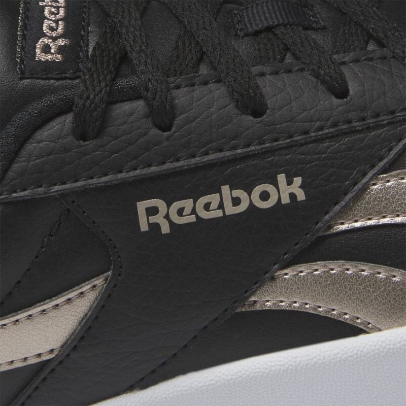 Reebok Vector Smash Women's Lifestyle Shoes Black Gold White | SCP4825RA